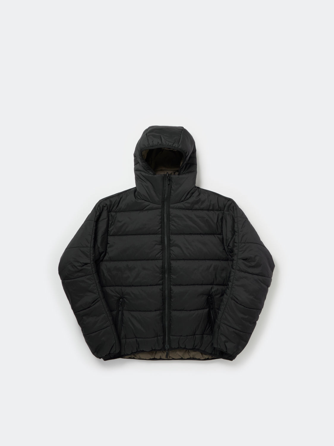 TECH REVERSIBLE CLIMBERS PUFF JACKET - BLACK×BROWNKHAKI