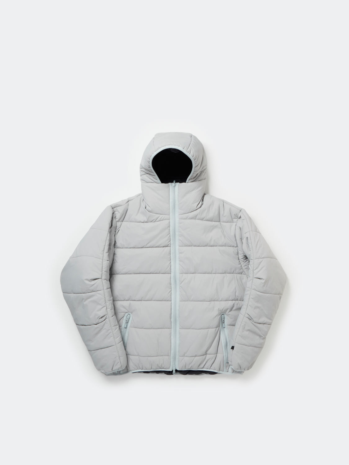 TECH REVERSIBLE CLIMBERS PUFF JACKET - SILVER × BLACK