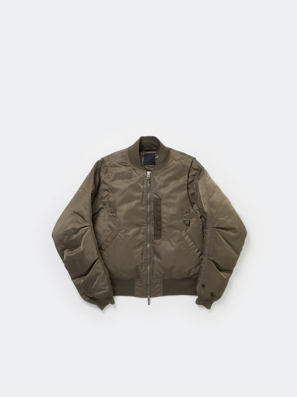 TECH 2WAY MA-1 DOWN JACKET - BROWNKHAKI
