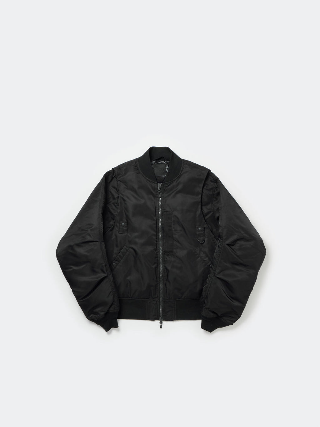 TECH 2WAY MA-1 DOWN JACKET - BLACK