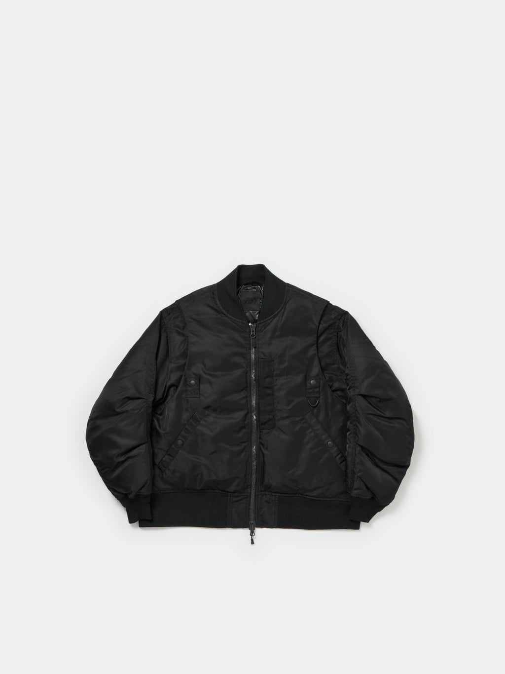 W's TECH 2WAY MA-1 DOWN JACKET - BLACK
