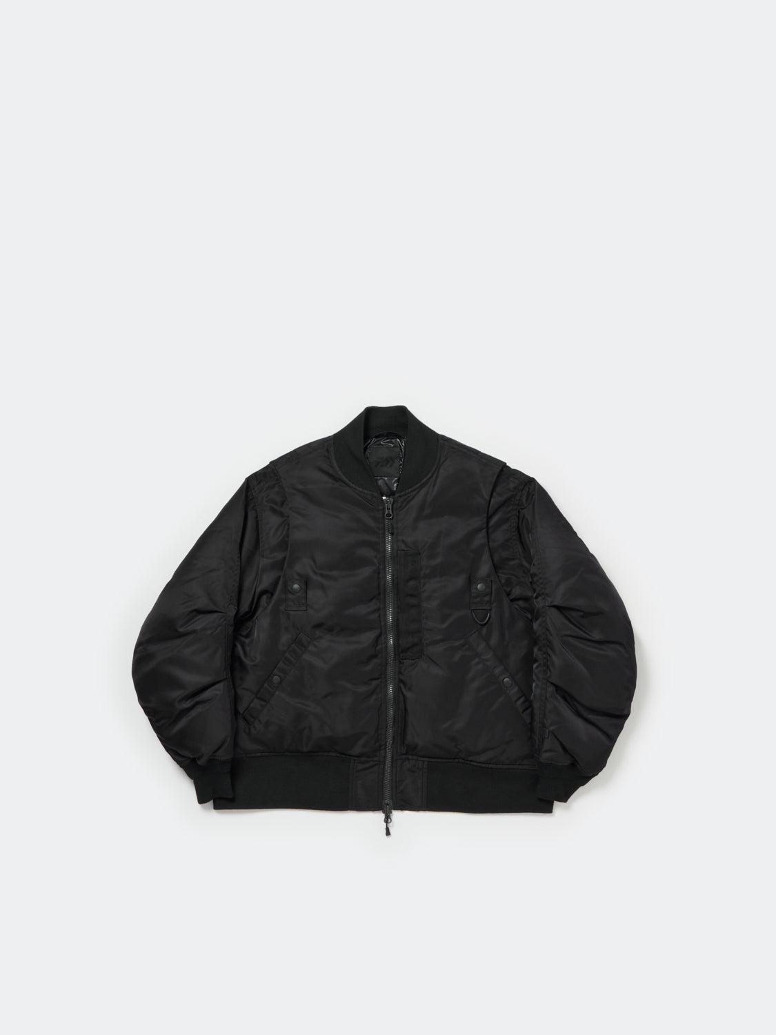 W's TECH 2WAY MA-1 DOWN JACKET - BLACK
