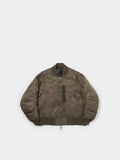 W's TECH 2WAY MA-1 DOWN JACKET - BROWNKHAKI