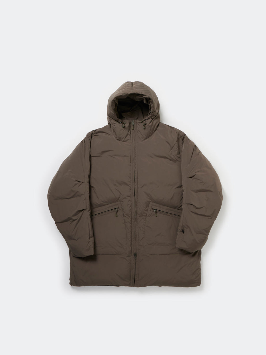 TECH 2WAY CADET DOWN PARKA - BROWNKHAKI