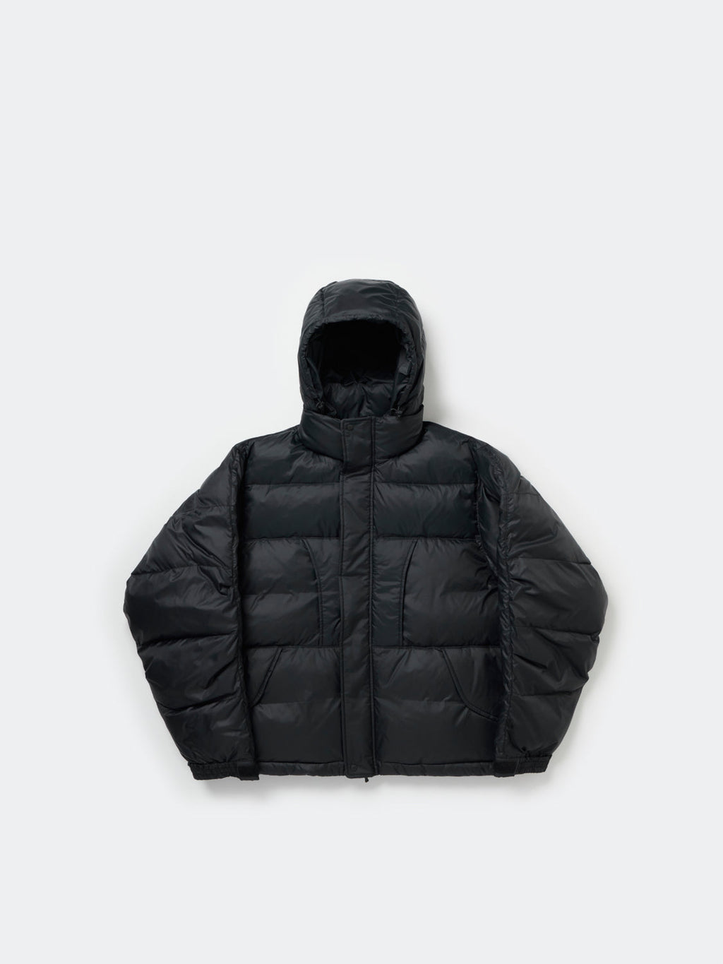 TECH 2TONE DOWN JACKET - BLACK
