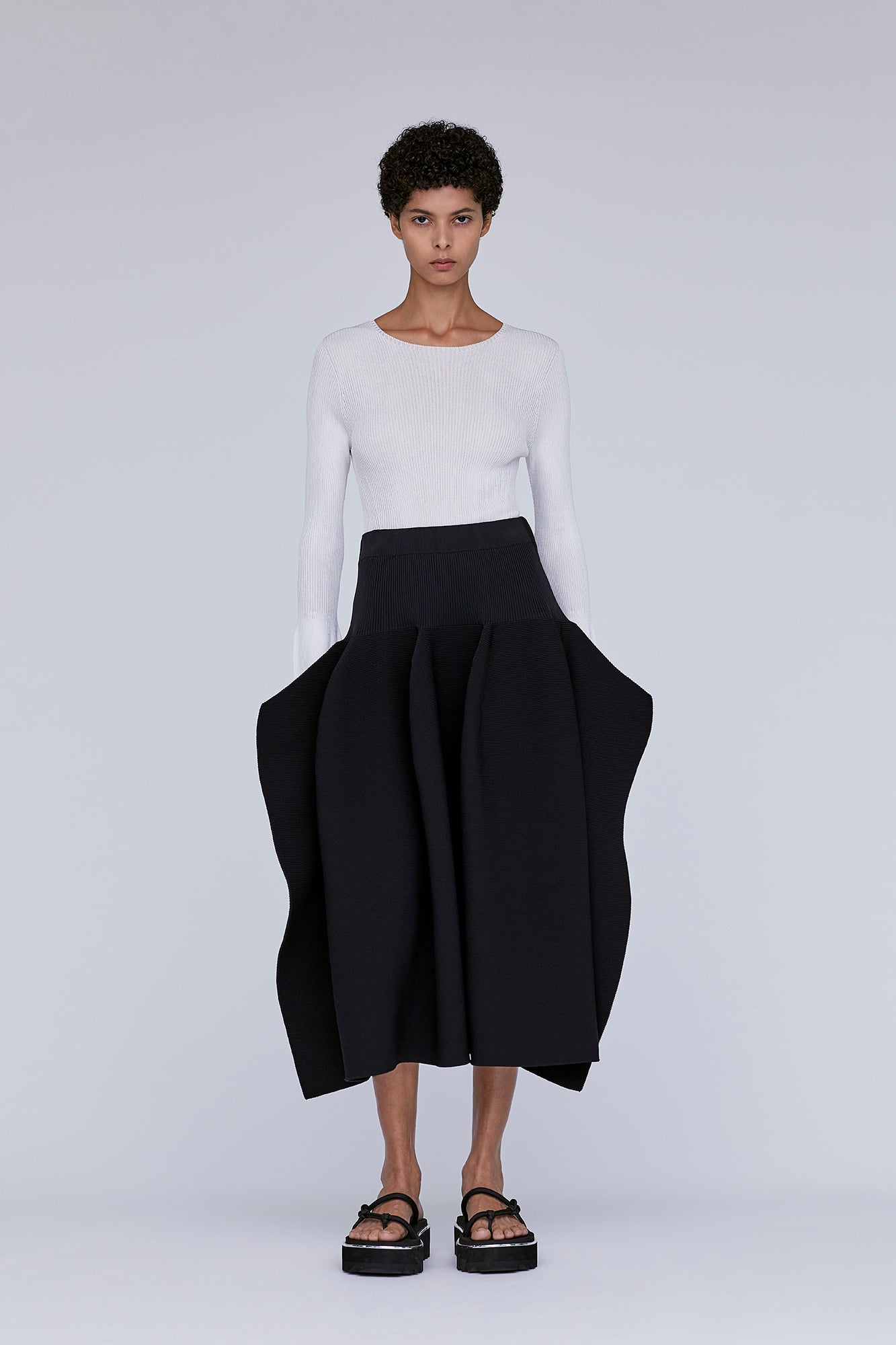 SOFT PORTRAIT LONG BELL SLEEVE TOP