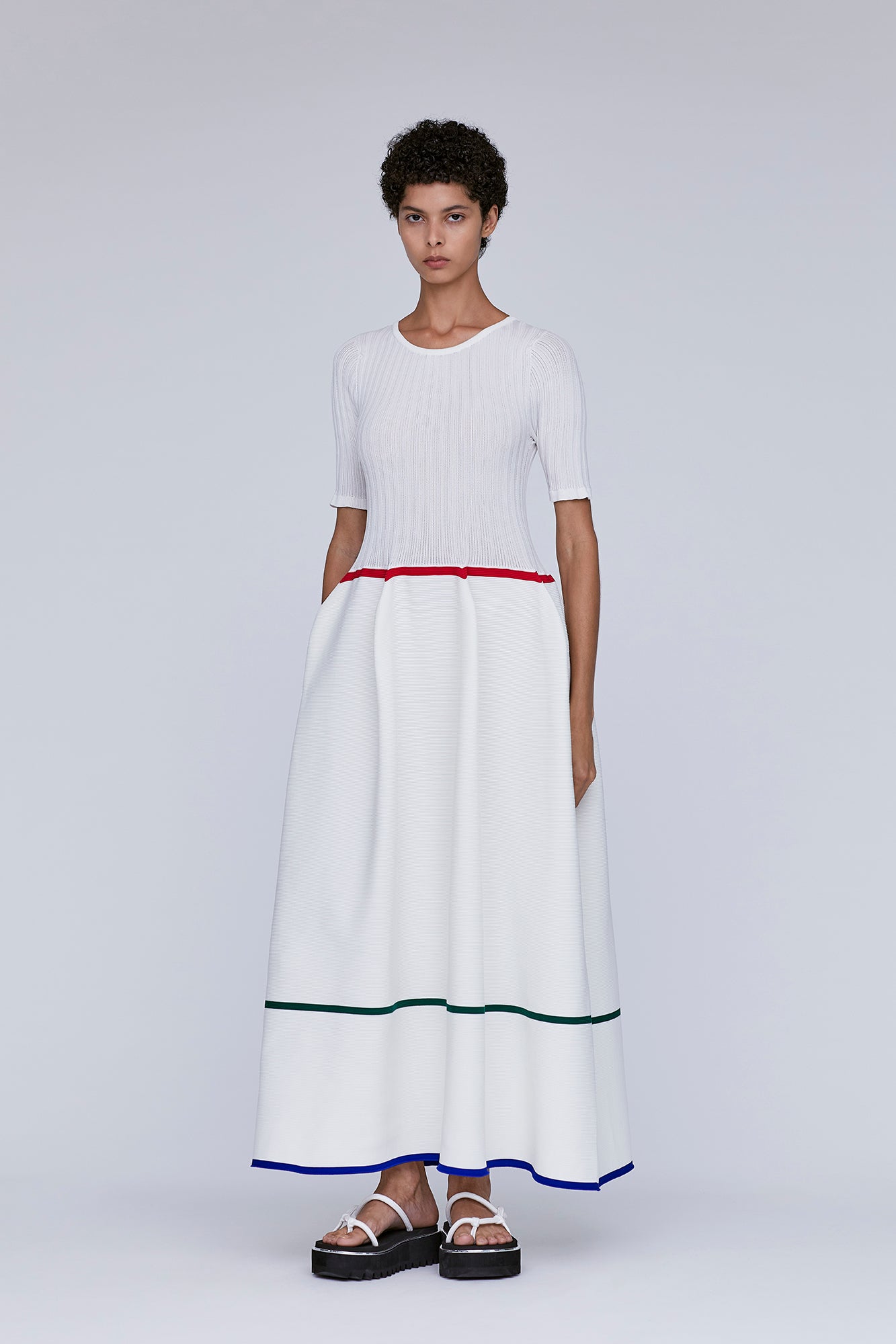 POTTERY SHORT SLEEVE DRESS