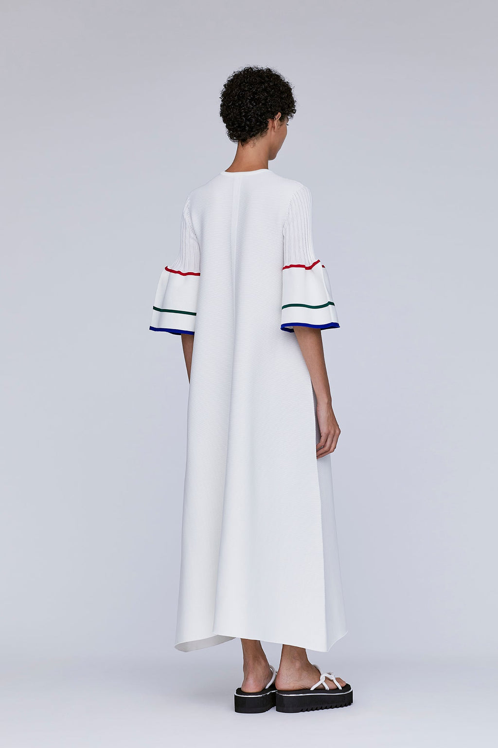 POTTERY SHORT BELL SLEEVE FLARE DRESS
