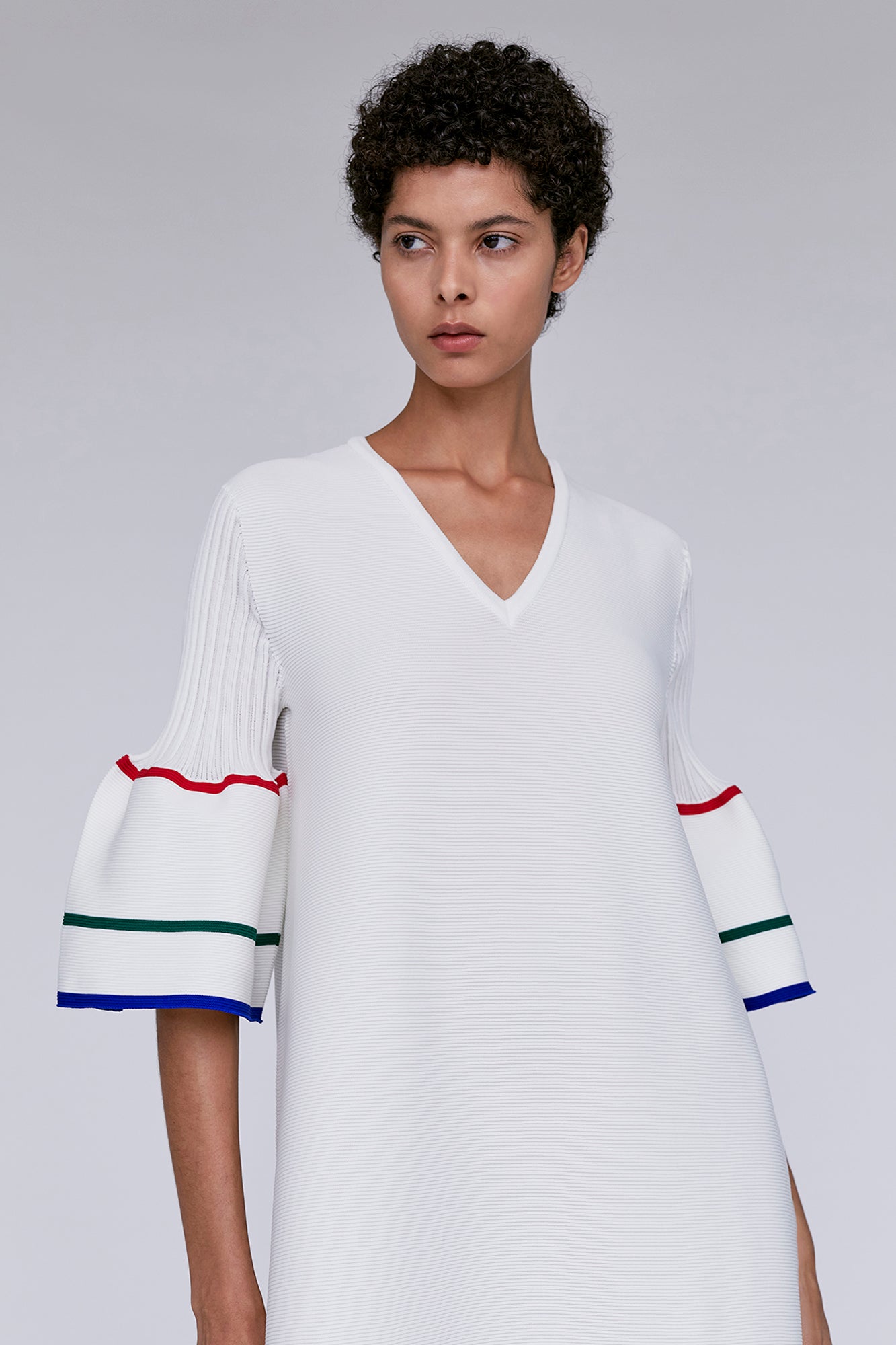 POTTERY SHORT BELL SLEEVE FLARE DRESS