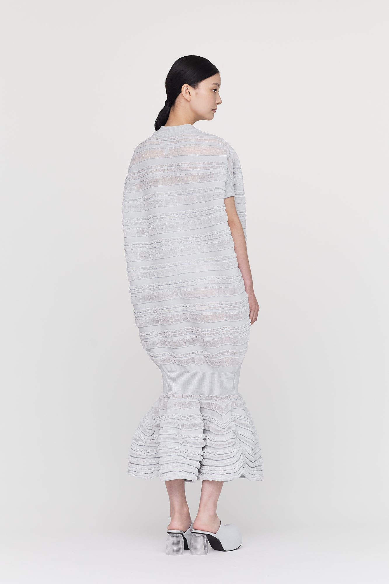POTTERY HS SWELL GLITTER PUFF SLEEVE MINI DRESS