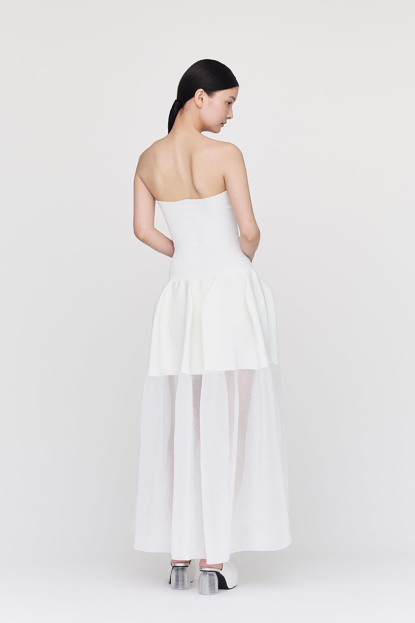 POTTERY HS LUCENT STRAPLESS DRESS
