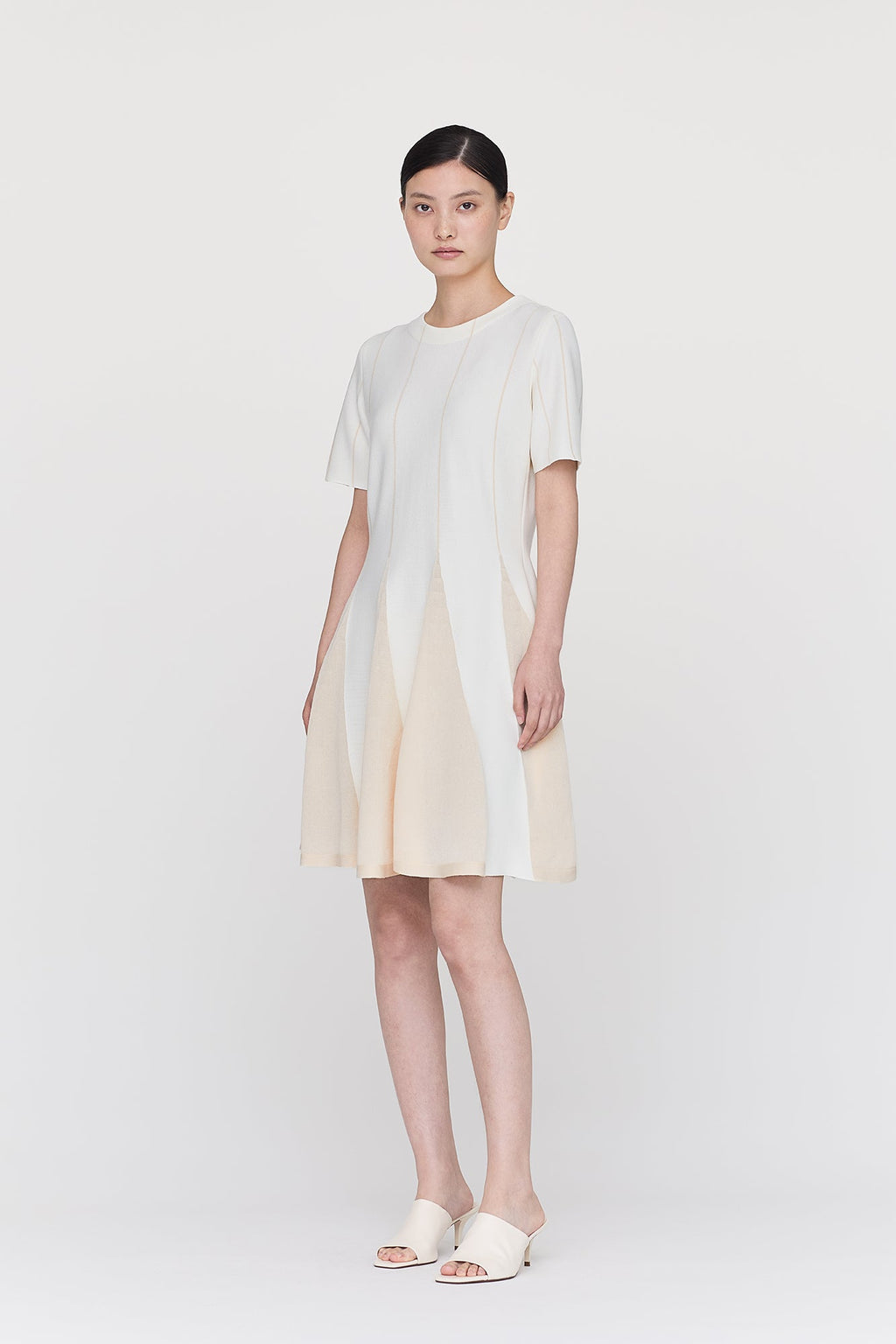 BAMBOO CONIC MINI DRESS