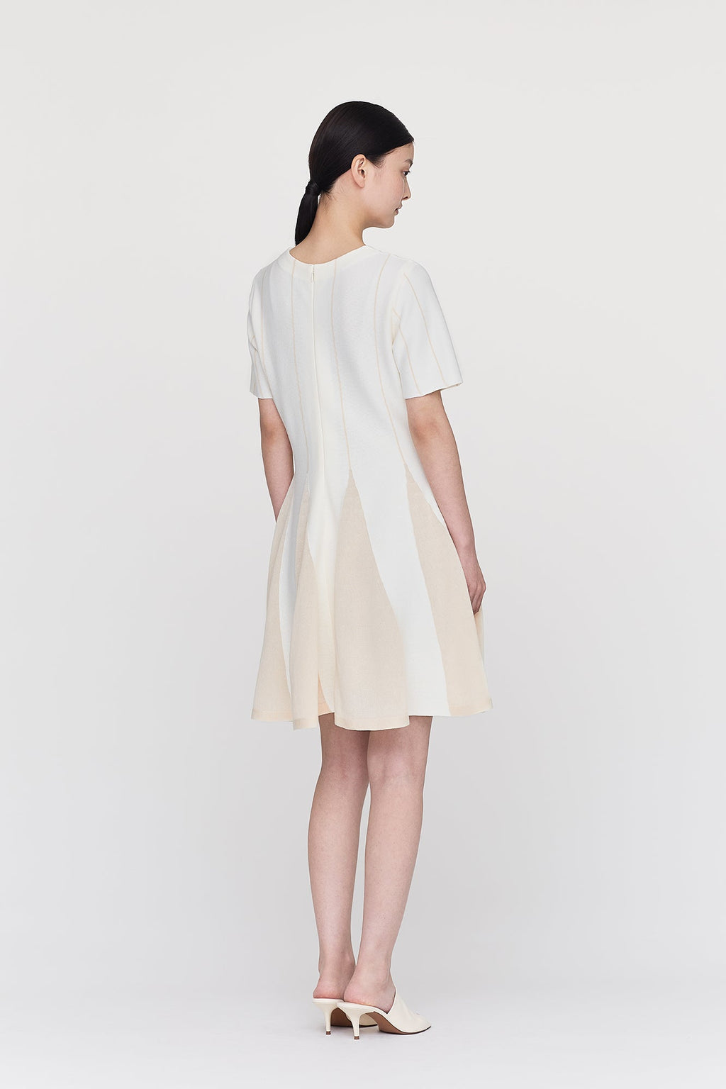 BAMBOO CONIC MINI DRESS