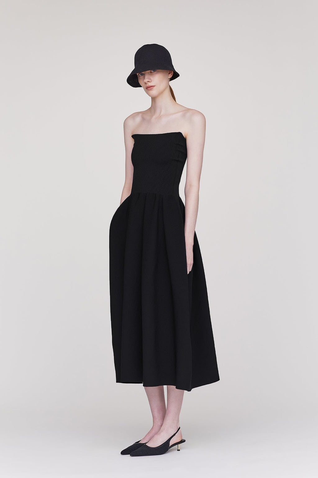 POTTERY HS STRAPLESS DRESS