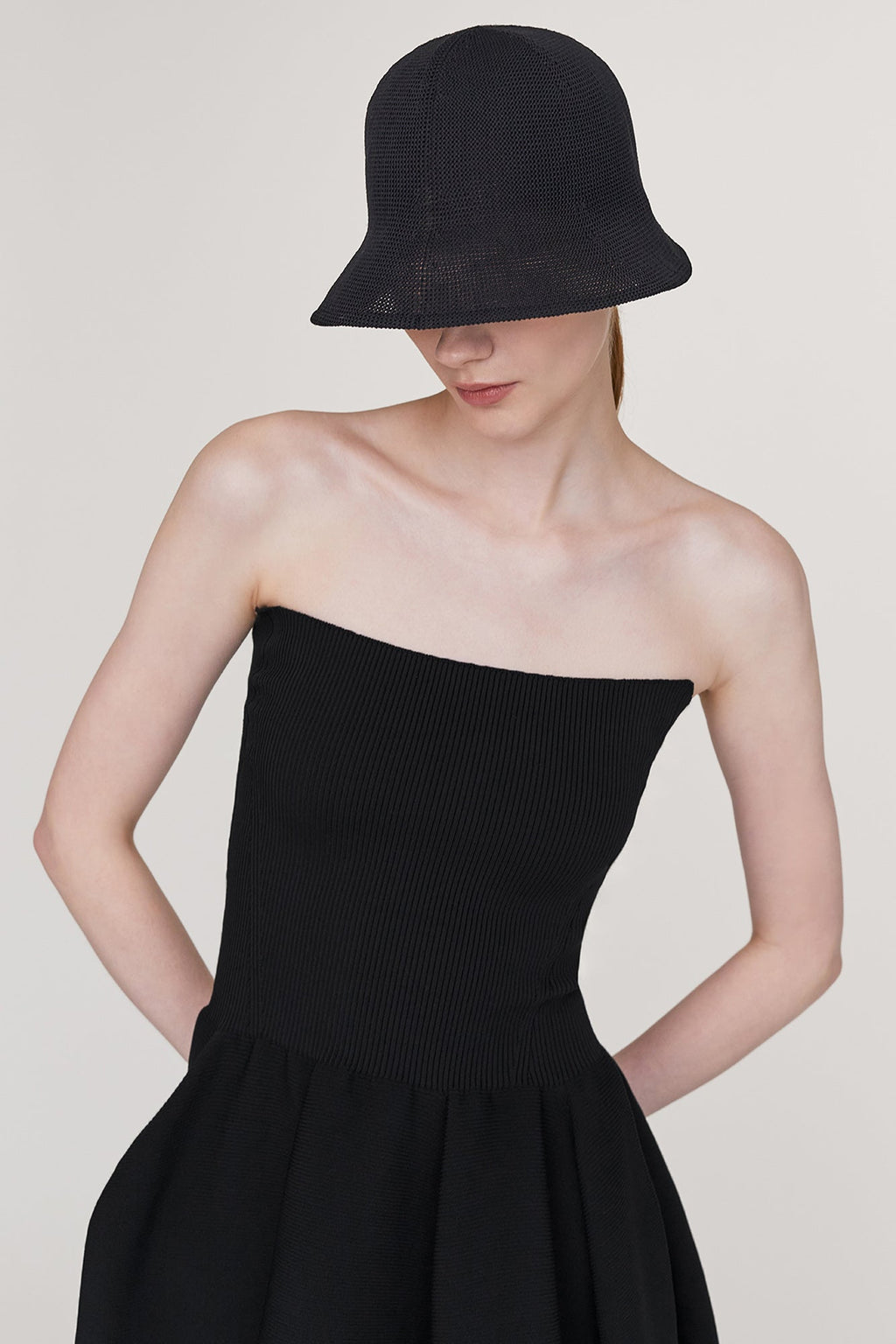 POTTERY HS STRAPLESS DRESS