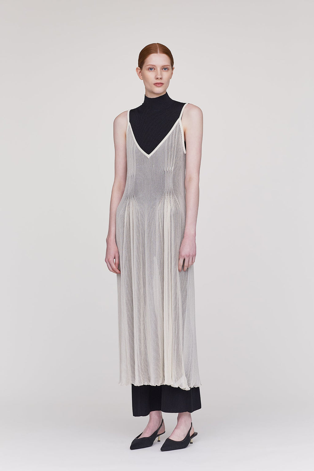 HYPHA LUCENT GLITTER CAMISOLE DRESS