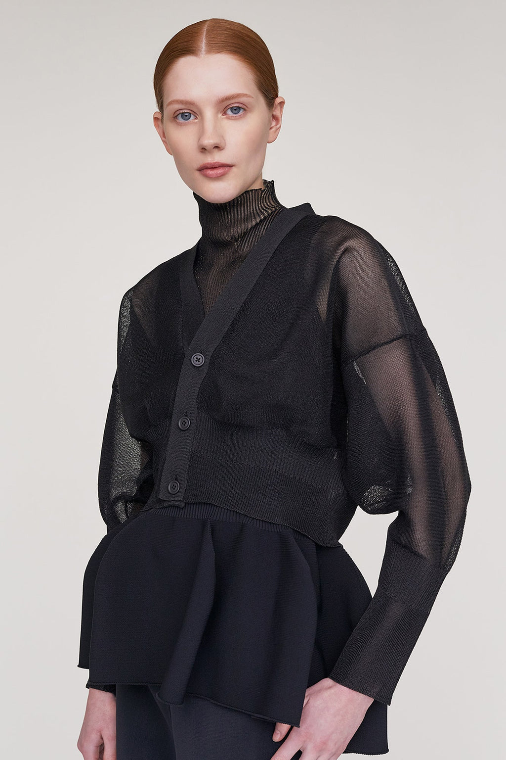 GARTER LUCENT CROPPED CARDIGAN