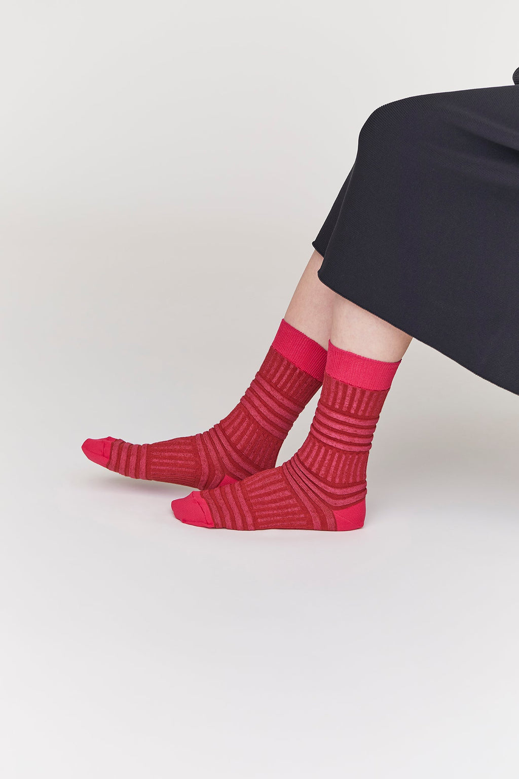 GARTER RIB SOCKS