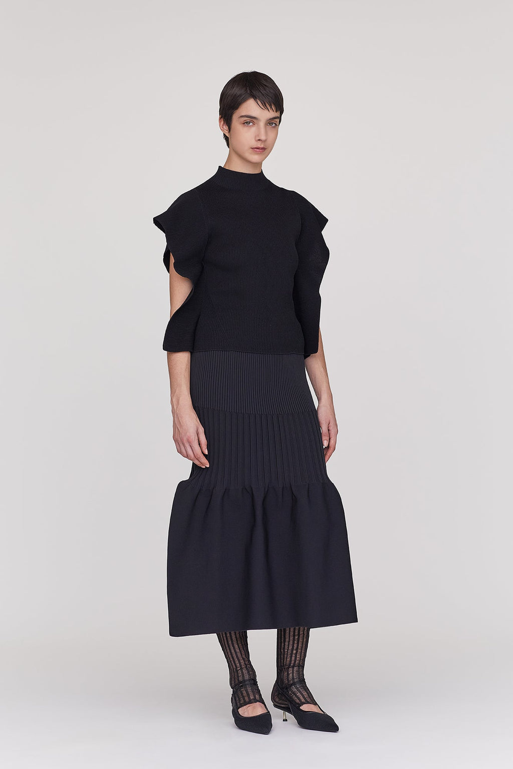 FLUTED MERMAID SKIRT