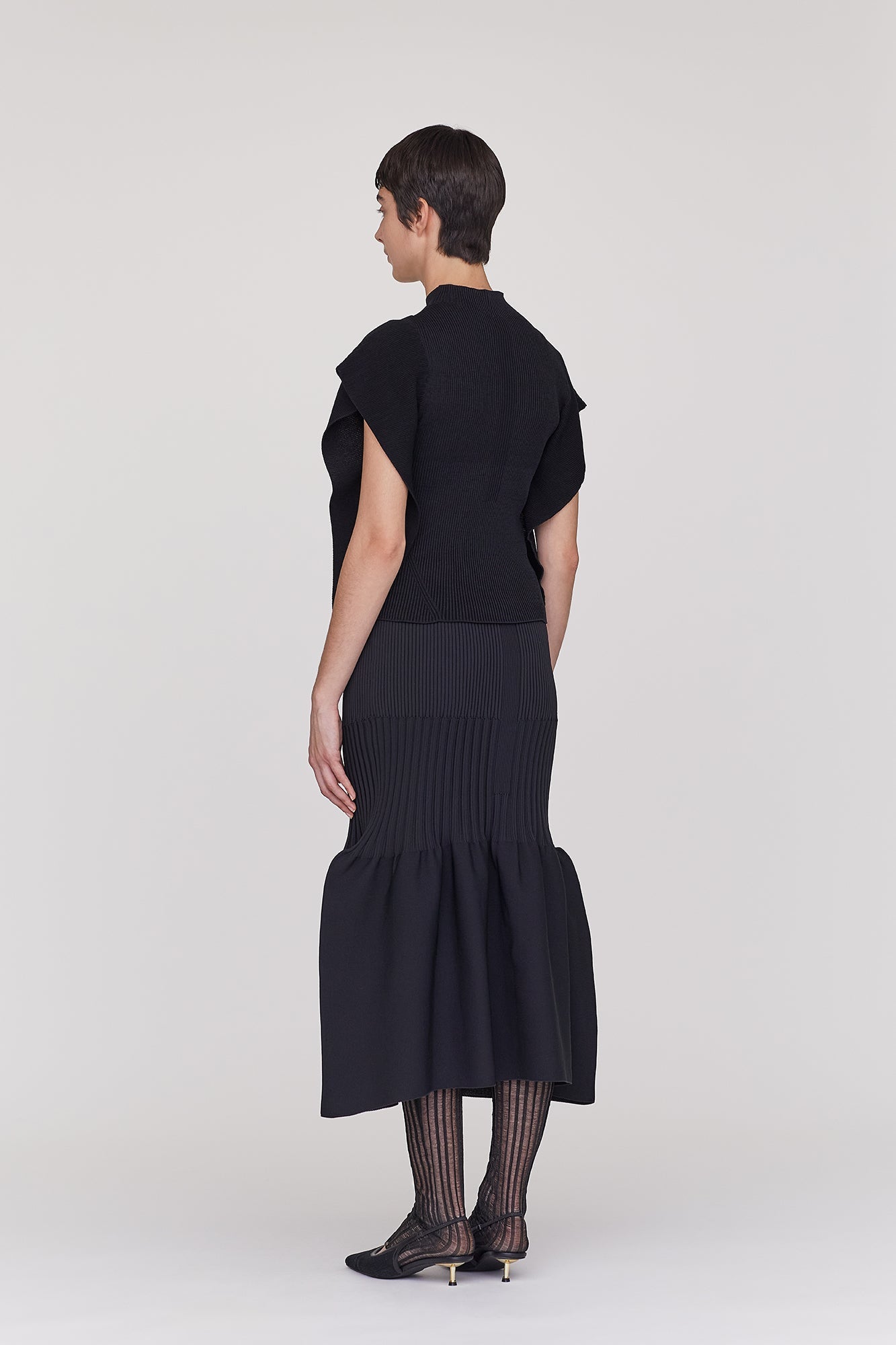 FLUTED MERMAID SKIRT