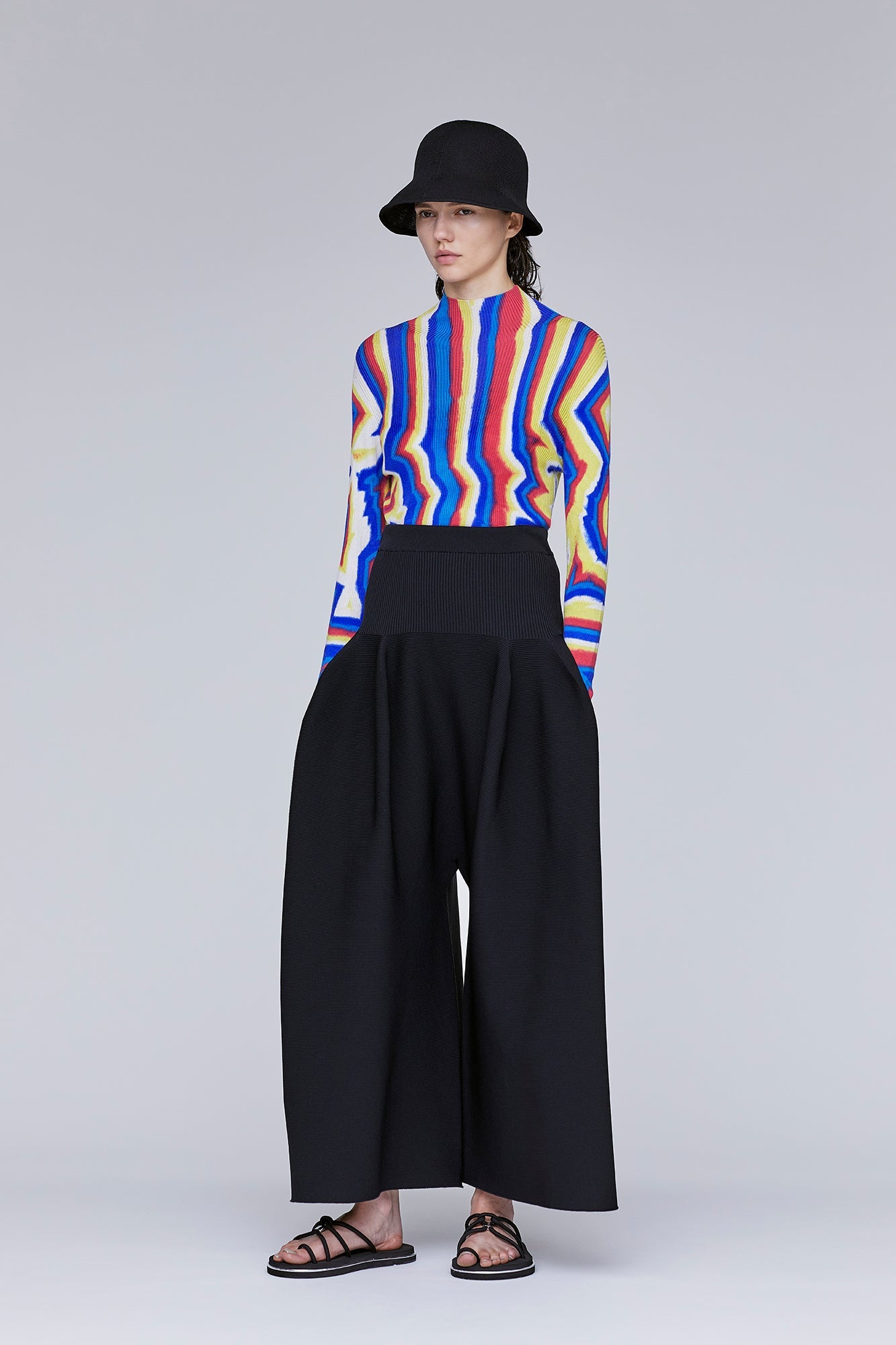 SILK CHUSEN LONG SLEEVE TOP