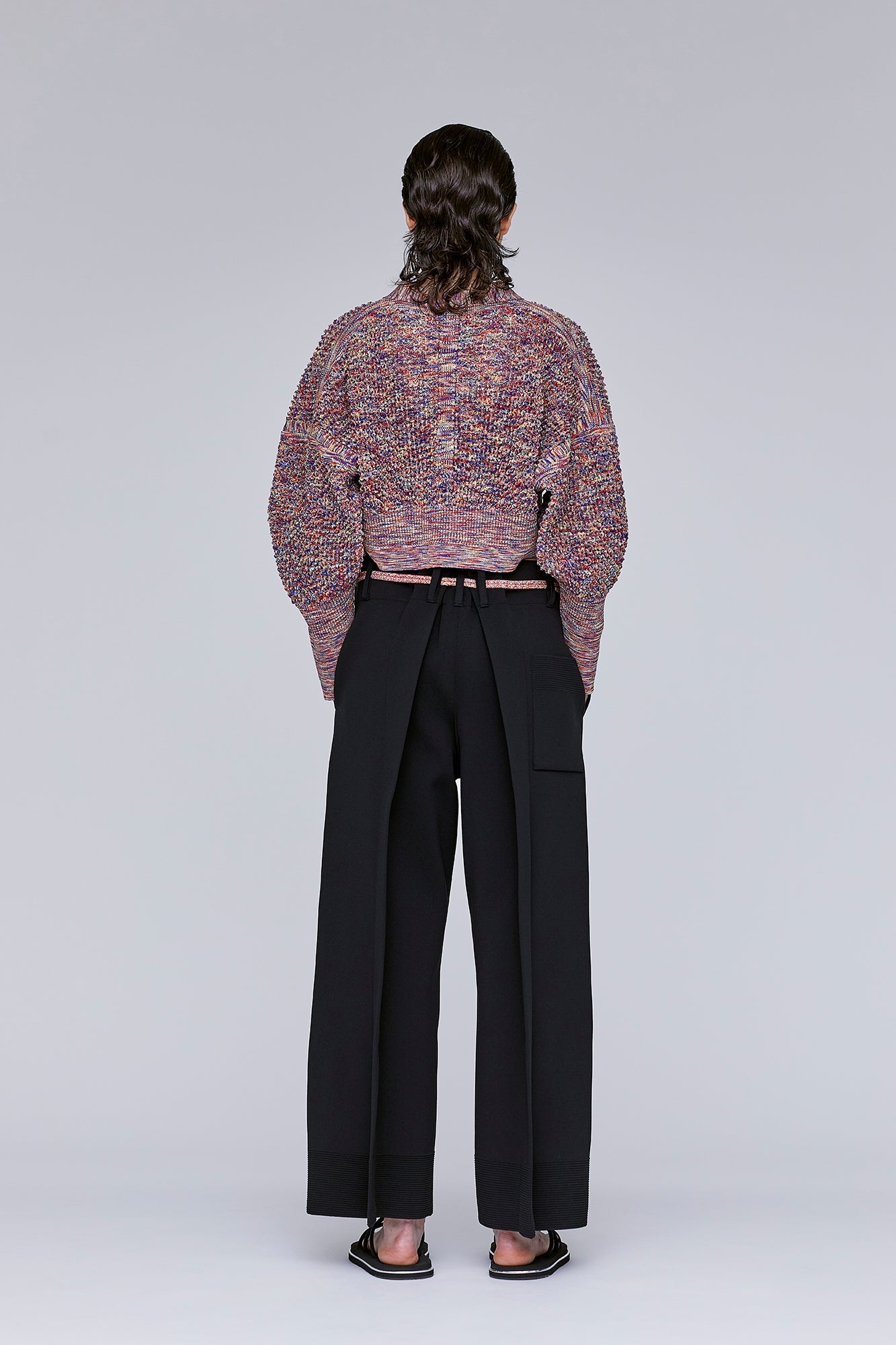 MILAN CREASE WIDE STRAIGHT PANTS