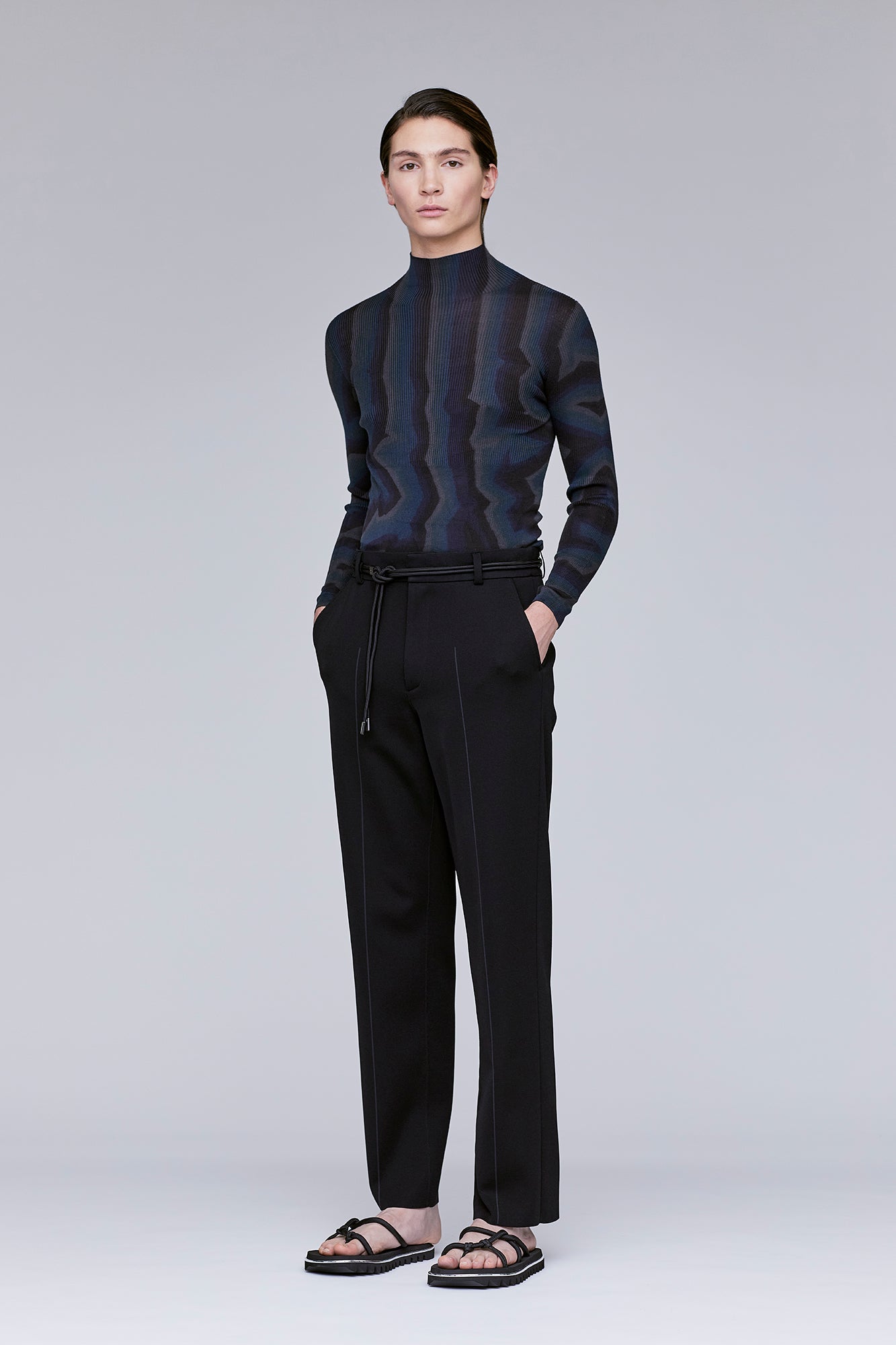 SILK CHUSEN LONG SLEEVE TOP