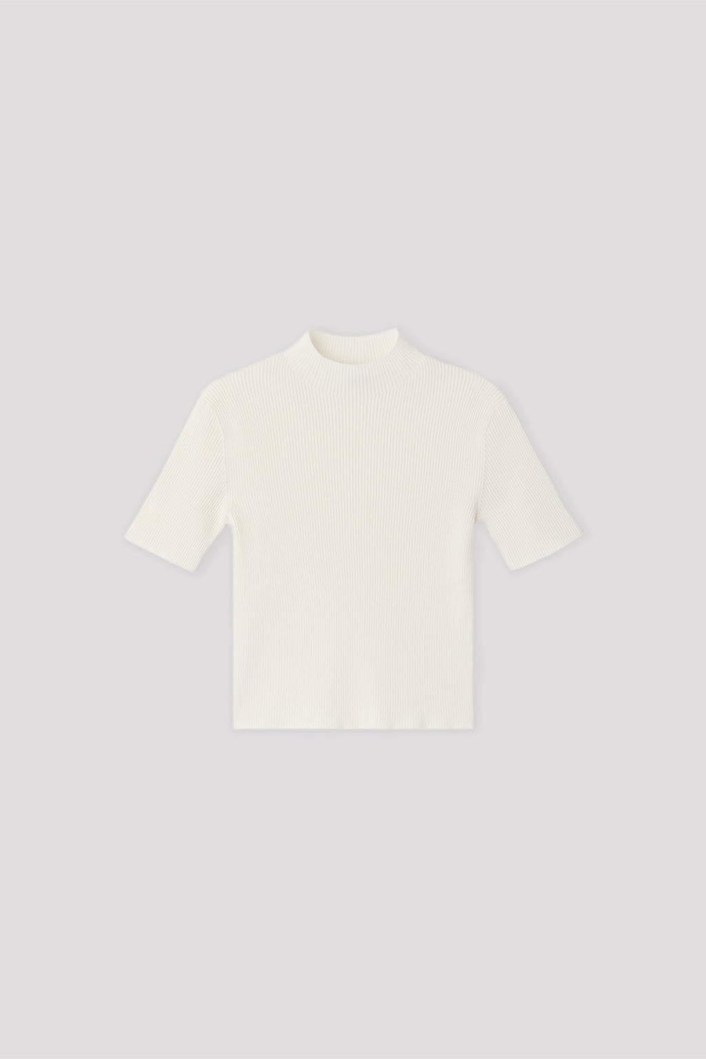 PORTRAIT SHORT SLEEVE TOP - WHITE
