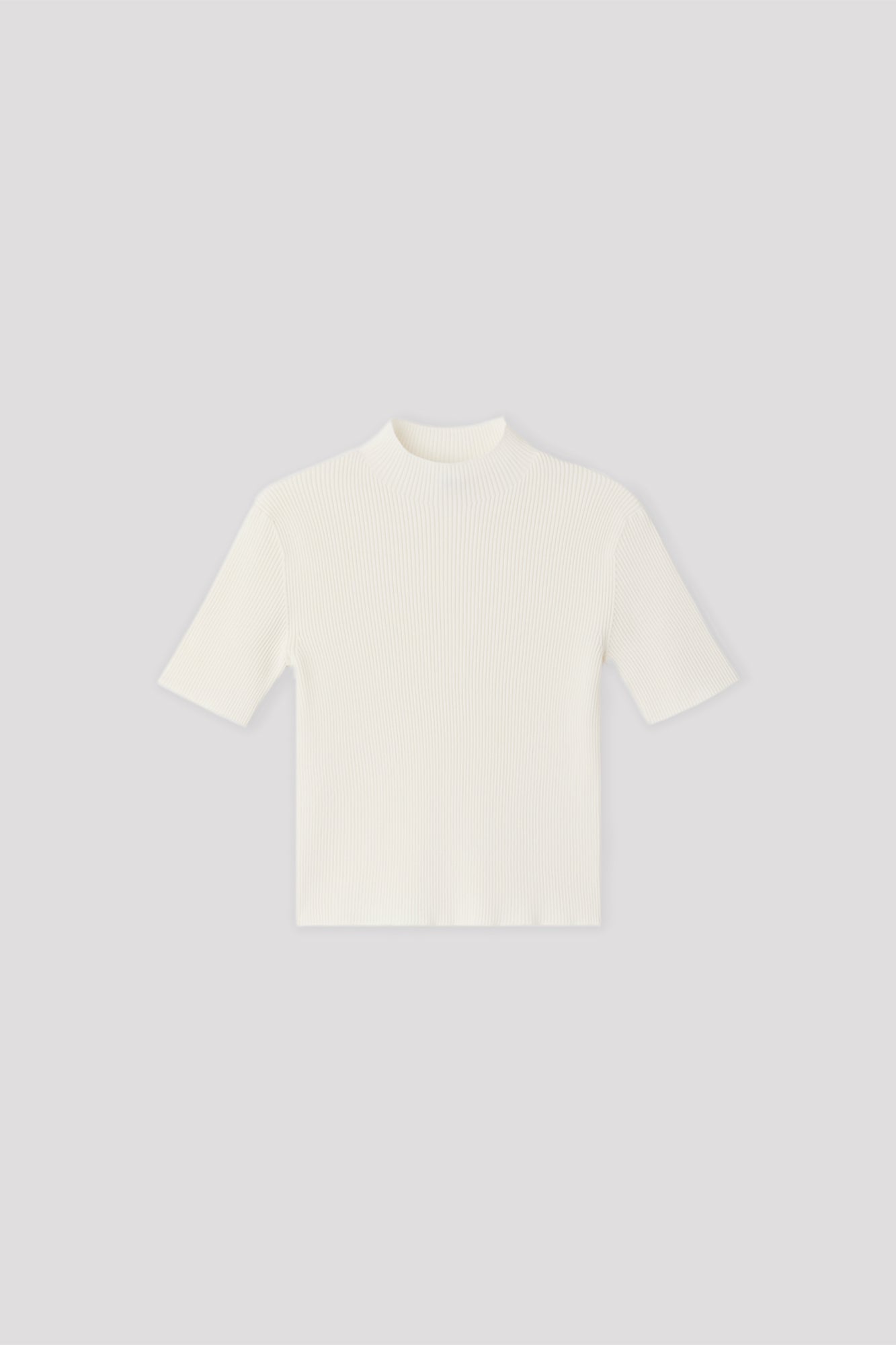 PORTRAIT SHORT SLEEVE TOP - WHITE