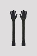 LUCENT LONG GLOVES - BLACK