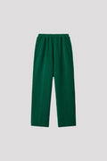WOOL MILAN  STRAIGHT PANTS - PINE GREEN