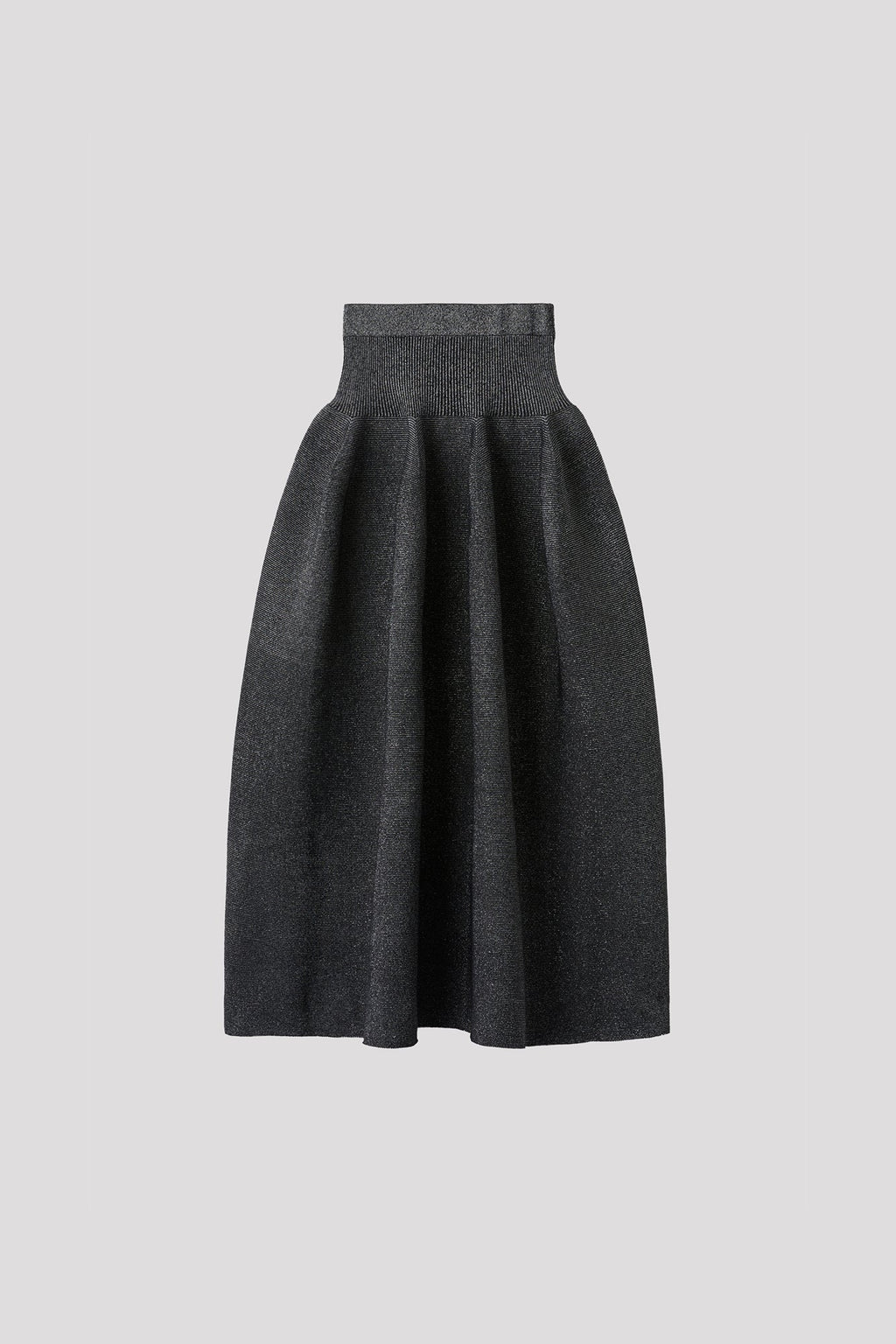 POTTERY GLITTER SKIRT - BLACK-SILVER