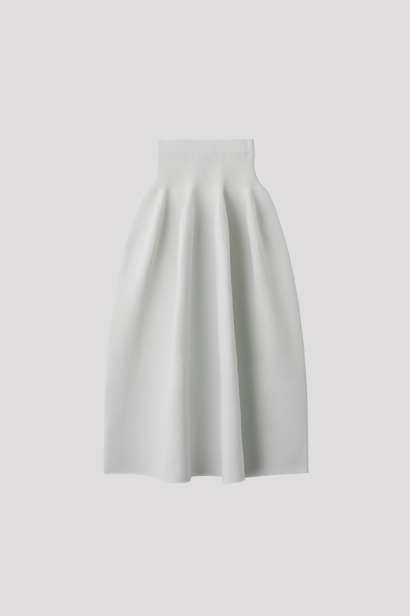POTTERY GLITTER SKIRT - WHITE-SILVER