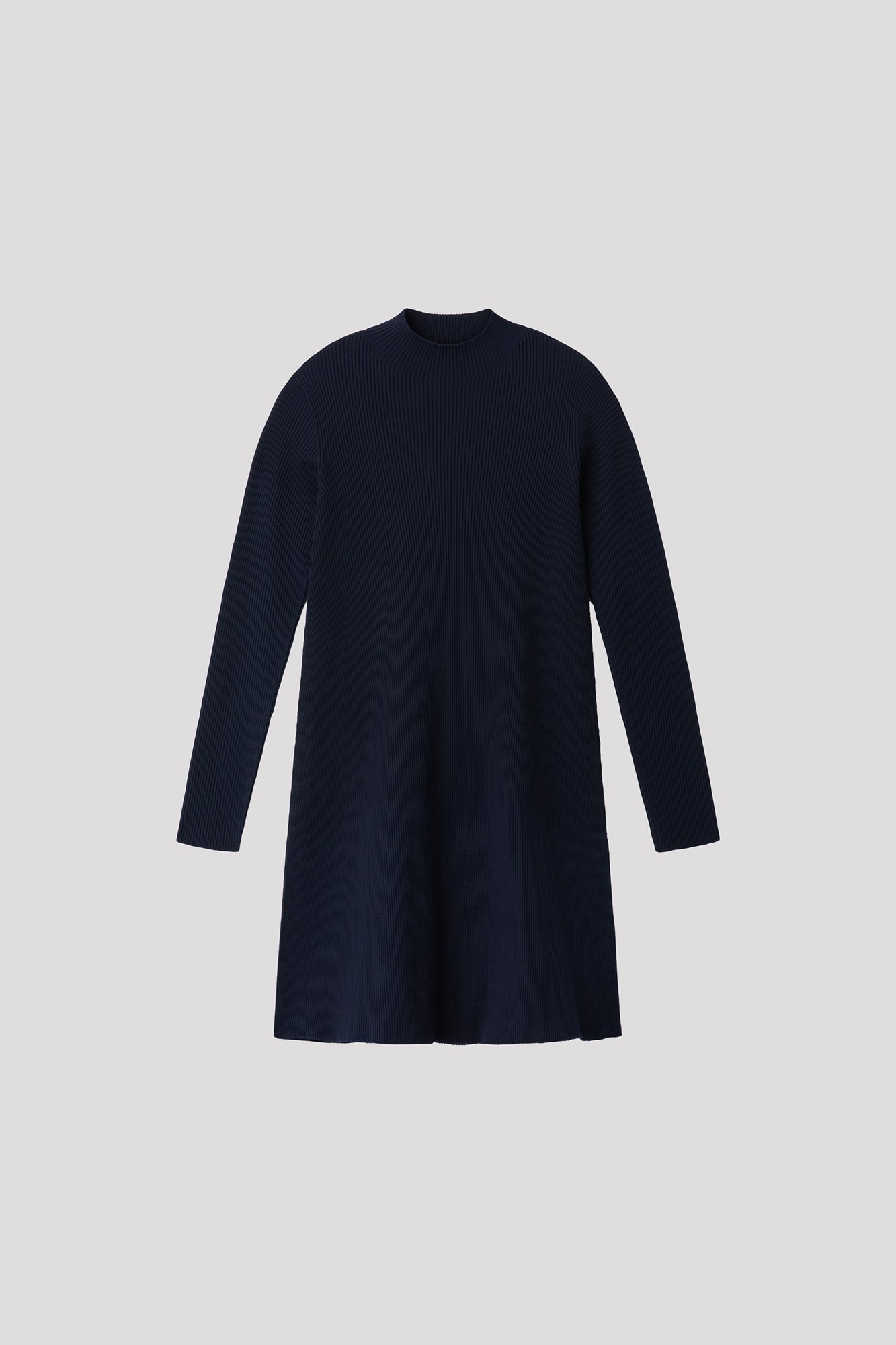 PORTRAIT MOCKNECK LONG SLEEVE TOP - NAVY