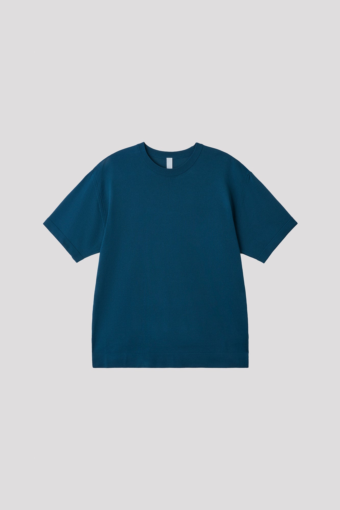 HIGH GAUGE SHORT SLEEVE TEE SHIRT - MARINE BLUE