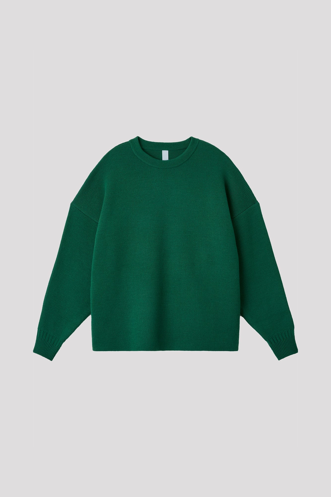 WOOL MILAN  PULLOVER - PINE GREEN