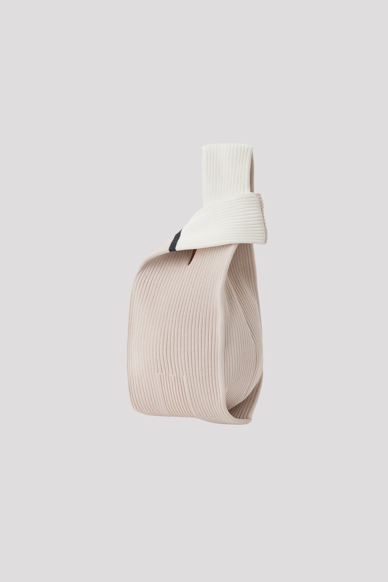 NOTCHED RIB BAG - WHITE MULTI 4