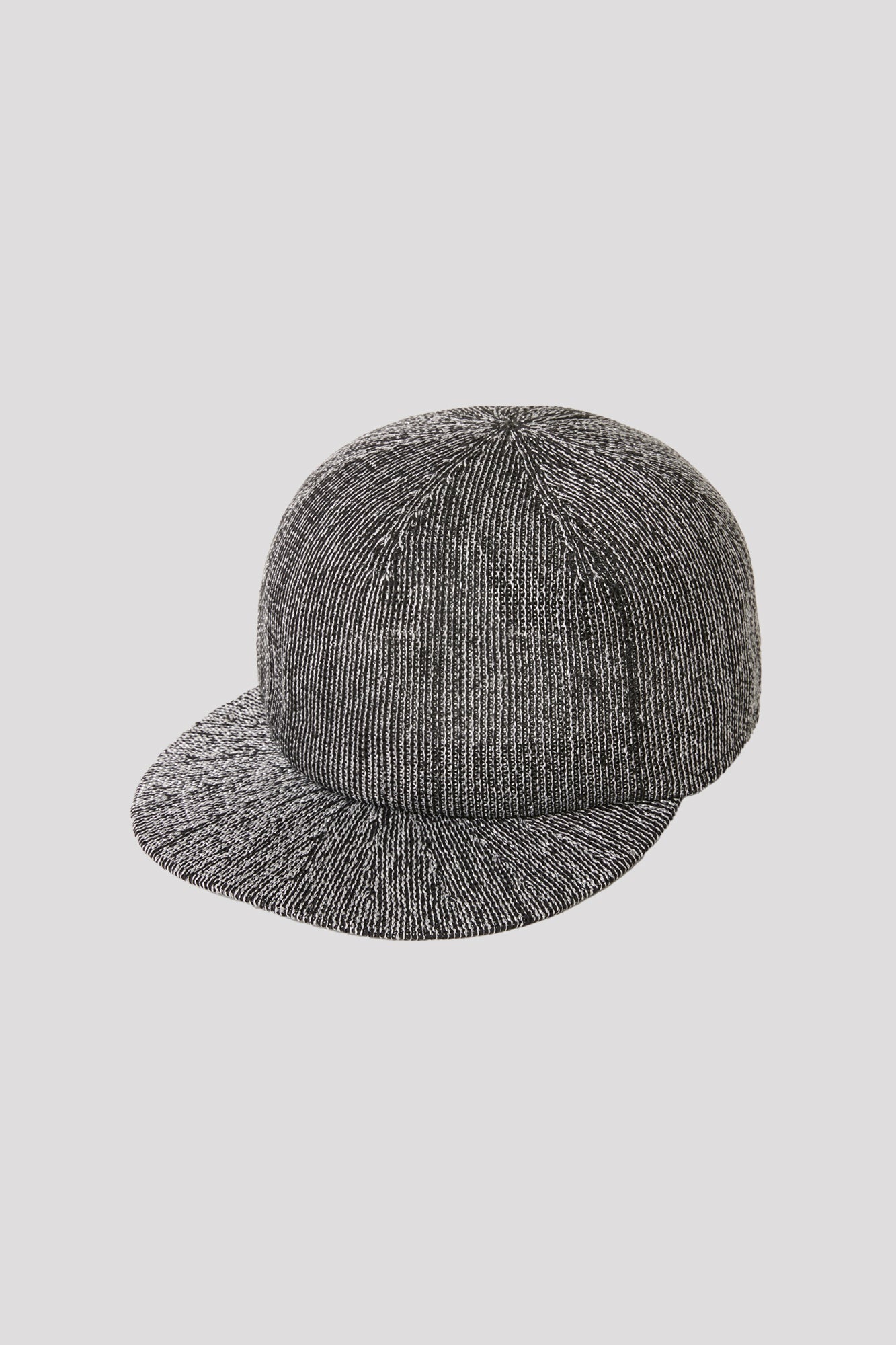 MESH KNIT METAL BASEBALL CAP - SILVER