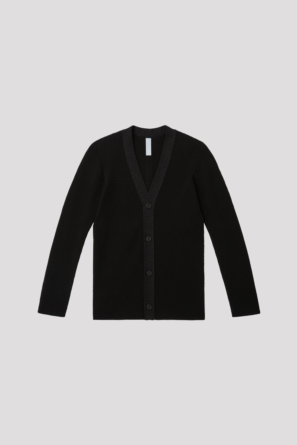 PORTRAIT CARDIGAN - BLACK