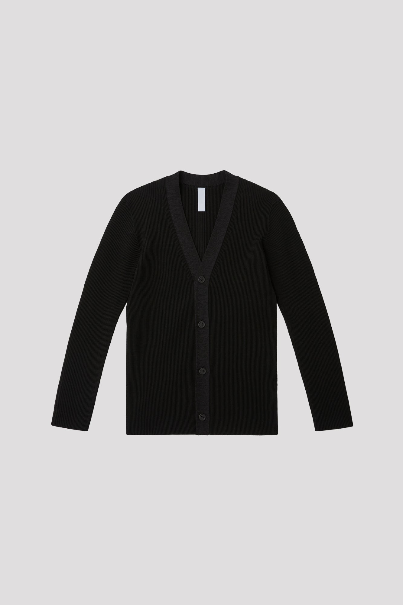 PORTRAIT CARDIGAN - BLACK