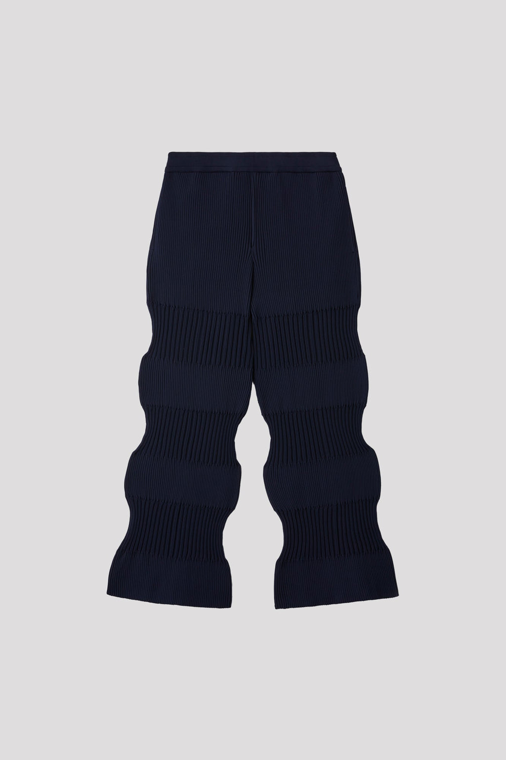 FLUTED PANTS - NAVY