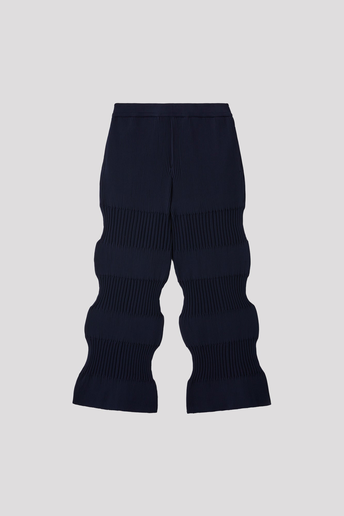 FLUTED PANTS - NAVY