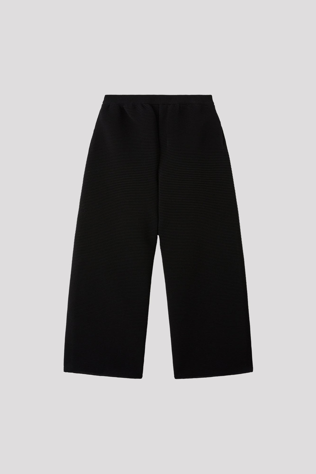 TC STRATUM WIDE STRAIGHT PANTS - BLACK