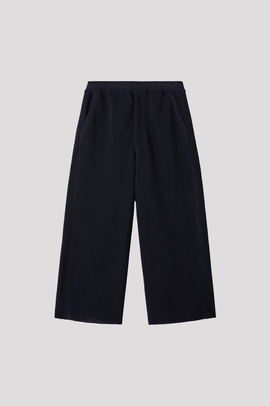WASHI WIDE PANTS - BLACK-NAVY