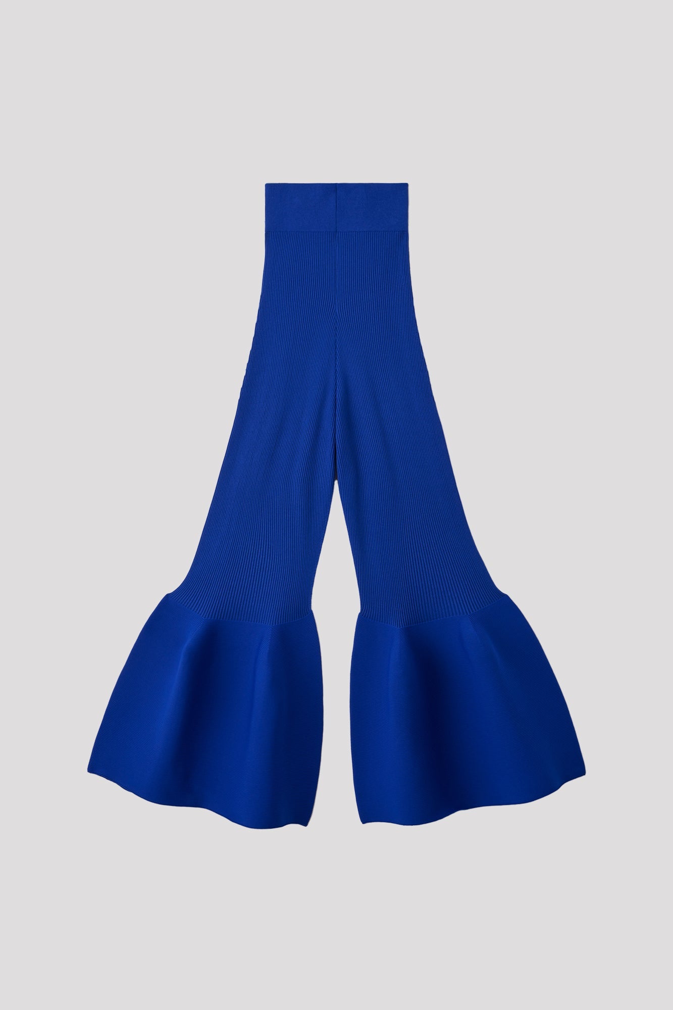 POTTERY BS HIGHWAIST BELL BOTTOM PANTS - BLUE