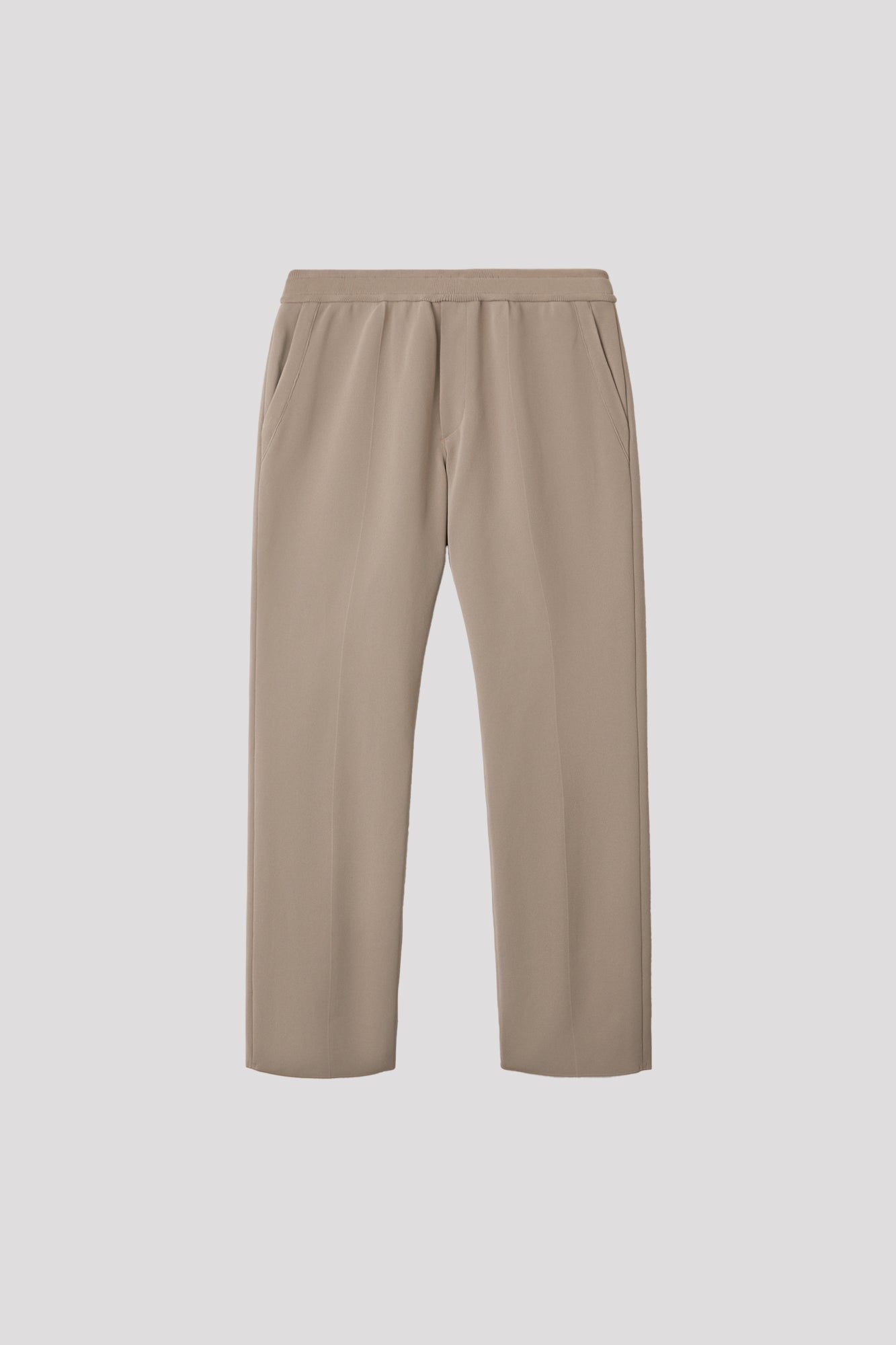 MILAN STRAIGHT PANTS - BEIGE