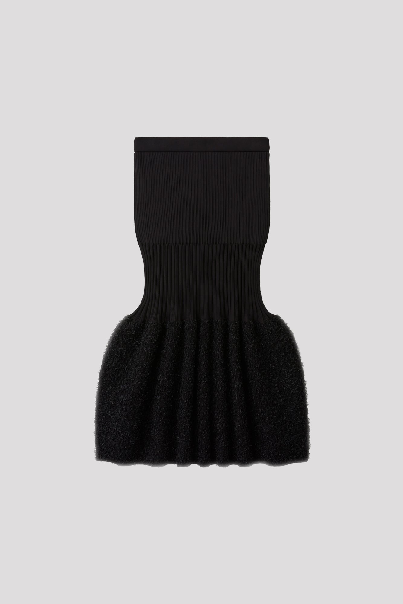 FLUTED REEF MERMAID SKIRT - BLACK