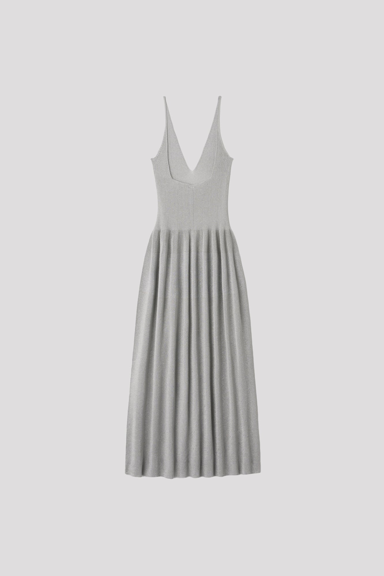 RIVULET METAL SLEEVELESS DRESS
