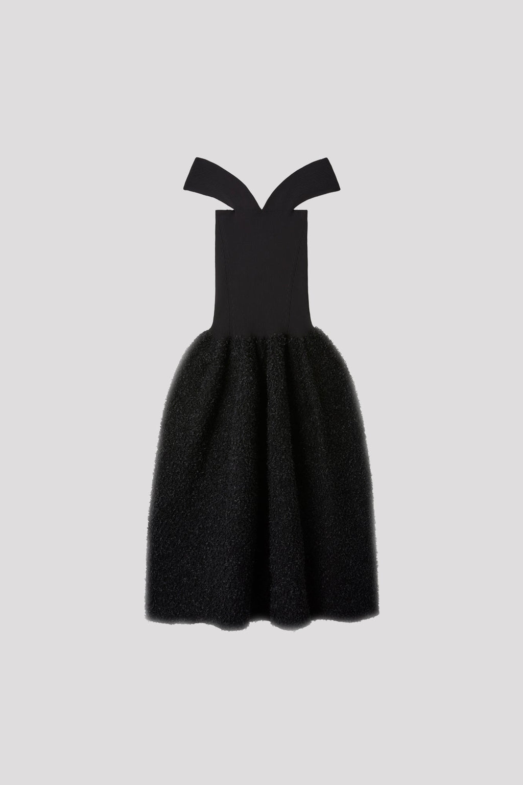 POTTERY REEF HS OFF SHOULDER SWEETHEART DRESS - BLACK