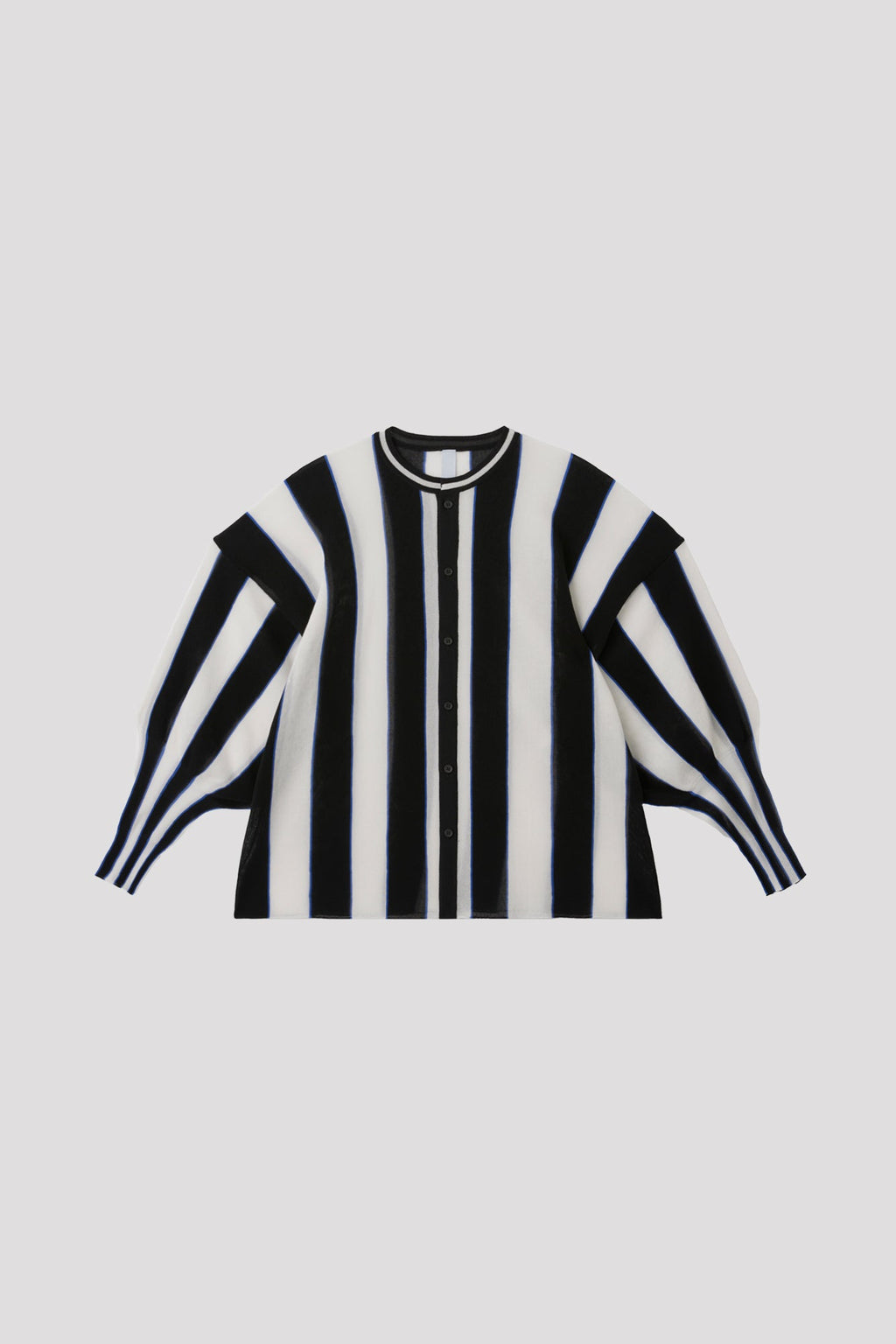 CASCADES STAND COLLAR LONG SLEEVE SHIRT - WHITE MULTI 5